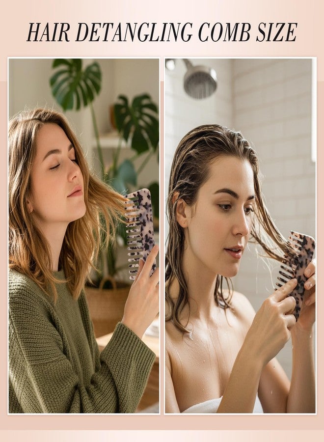 obeoby 2 Pack Wide Tooth Comb for Women, Large Hair Detangling Comb for Curls & Thick Hair Wet or Dry Use - Image 3